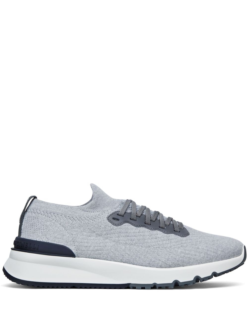 BRUNELLO CUCINELLI Sneakers in cotone grigio