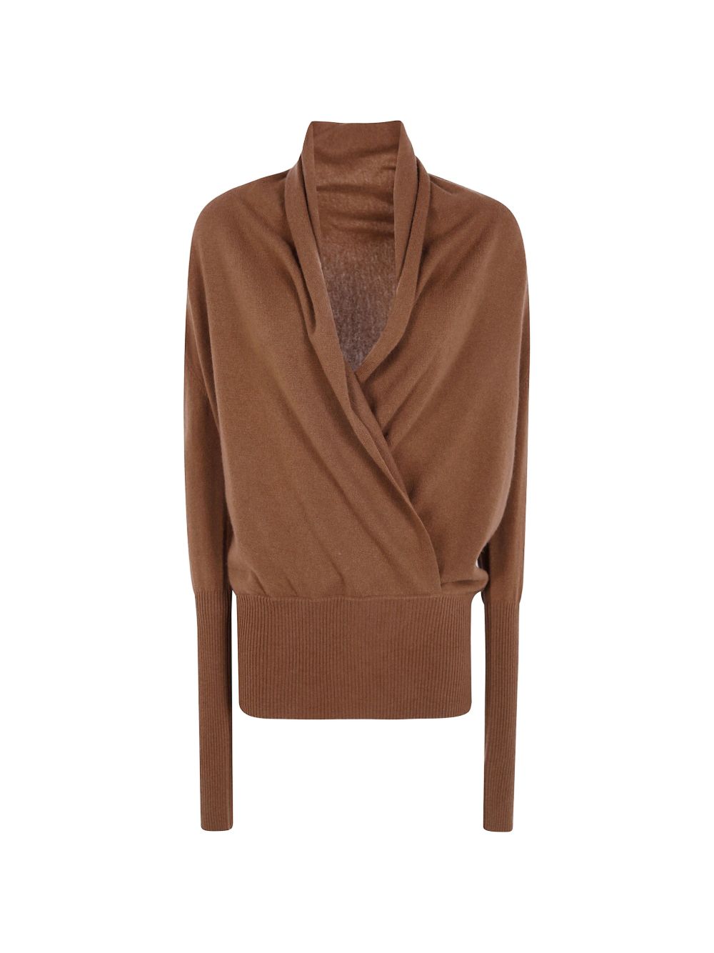 7 FOR ALL MANKIND Maglia Seashell con scollo a V in lana e cashmere