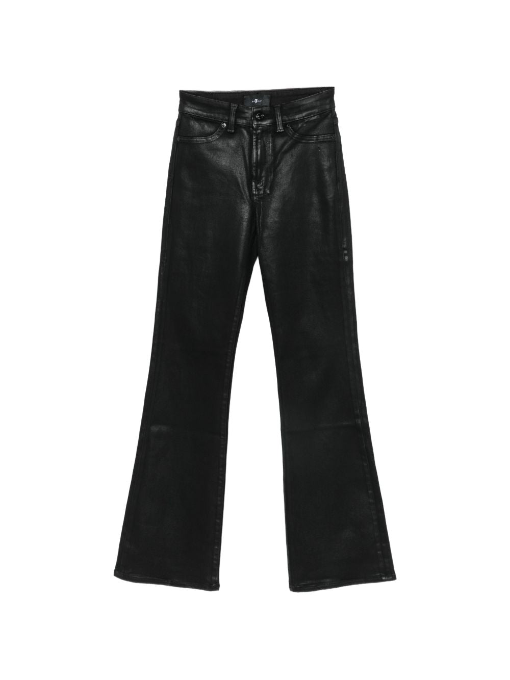 7 FOR ALL MANKIND Pantaloni bootcut in denim coated