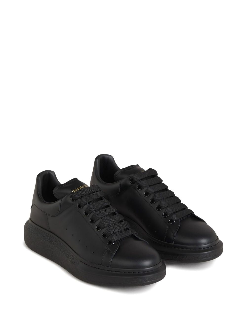 ALEXANDER McQUEEN Sneakers nere in pelle