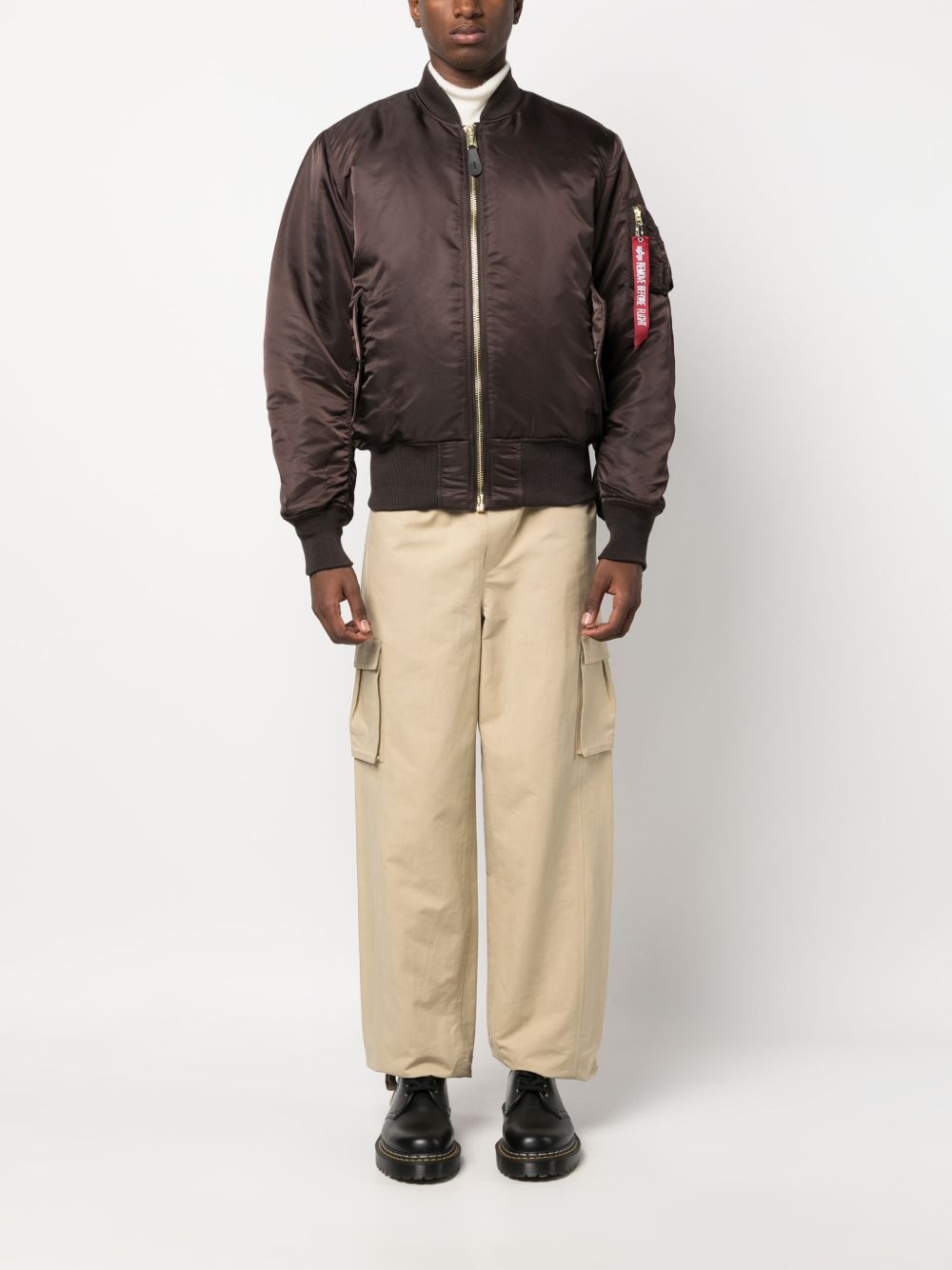 ALPHA INDUSTRIES Bomber MA-1 Heritage marrone