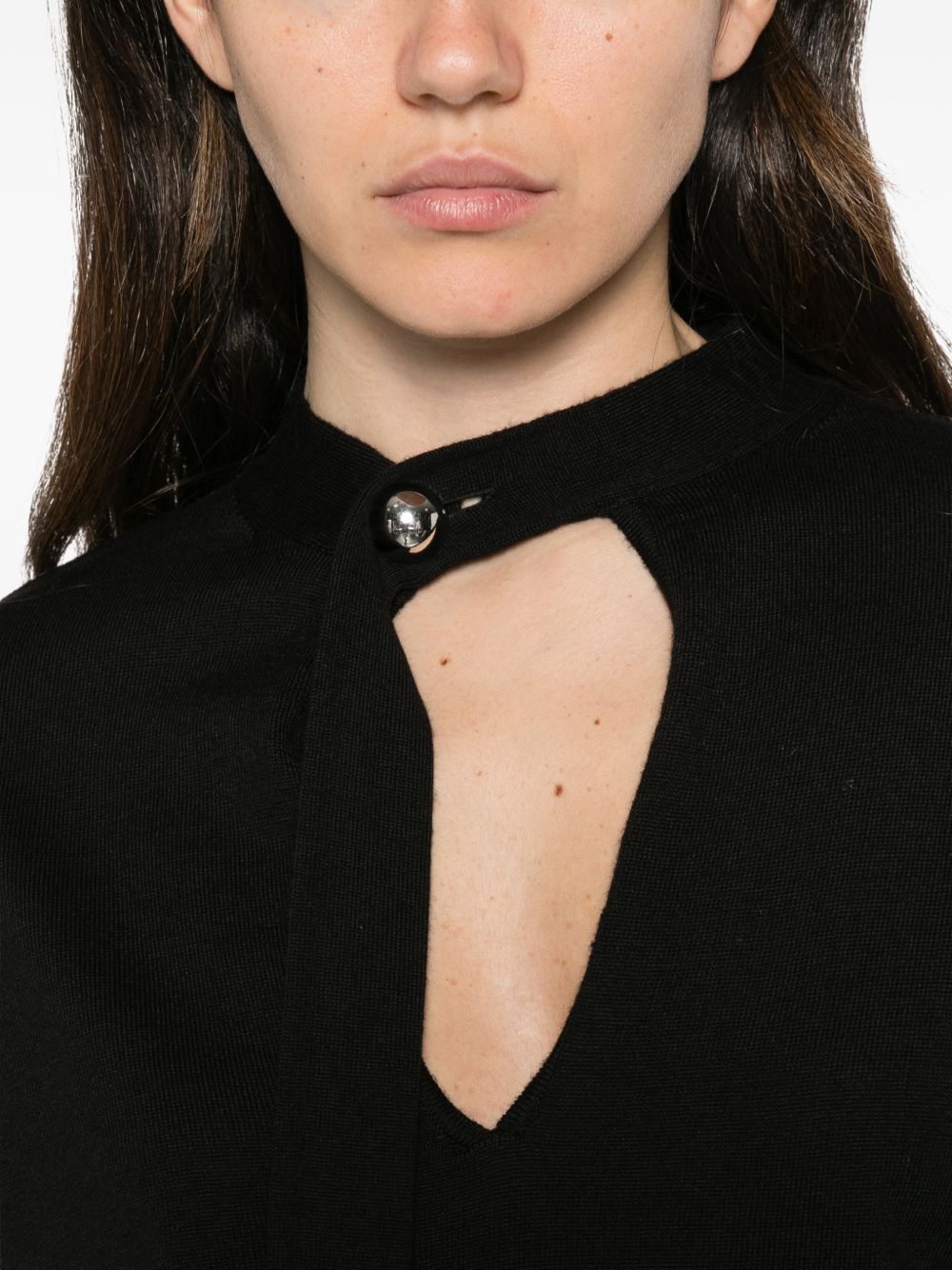 ALPHA STUDIO Maglia in lana nera