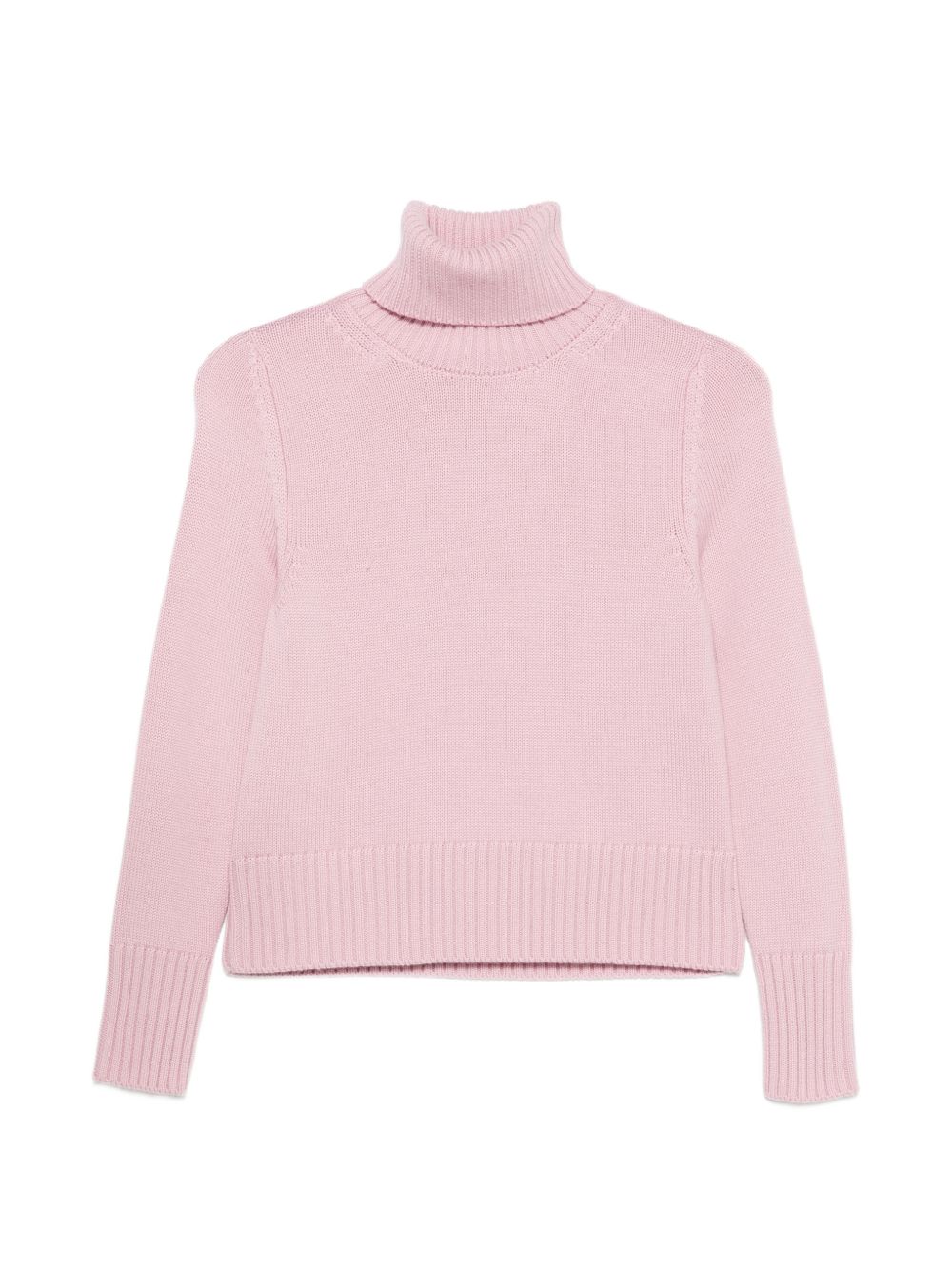ALPHA STUDIO Maglia a collo alto in lana rosa