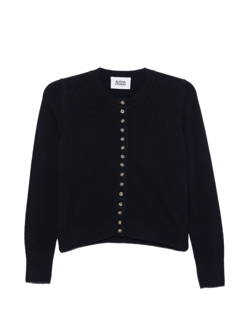 ALPHA STUDIO Cardigan con bottoni blu navy
