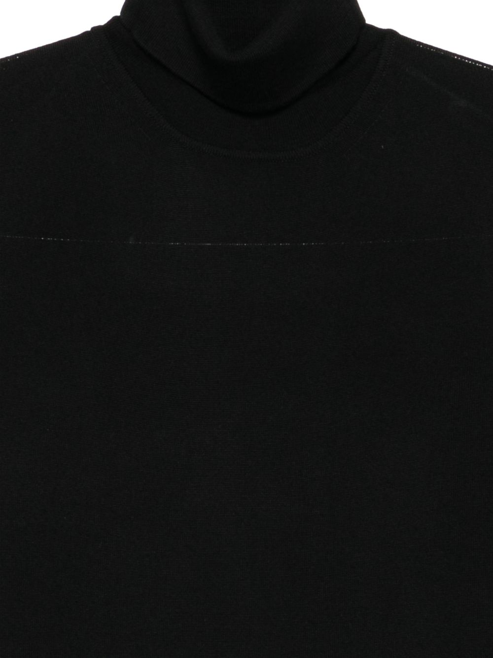 ALPHA STUDIO Maglia a collo alto in lana nero