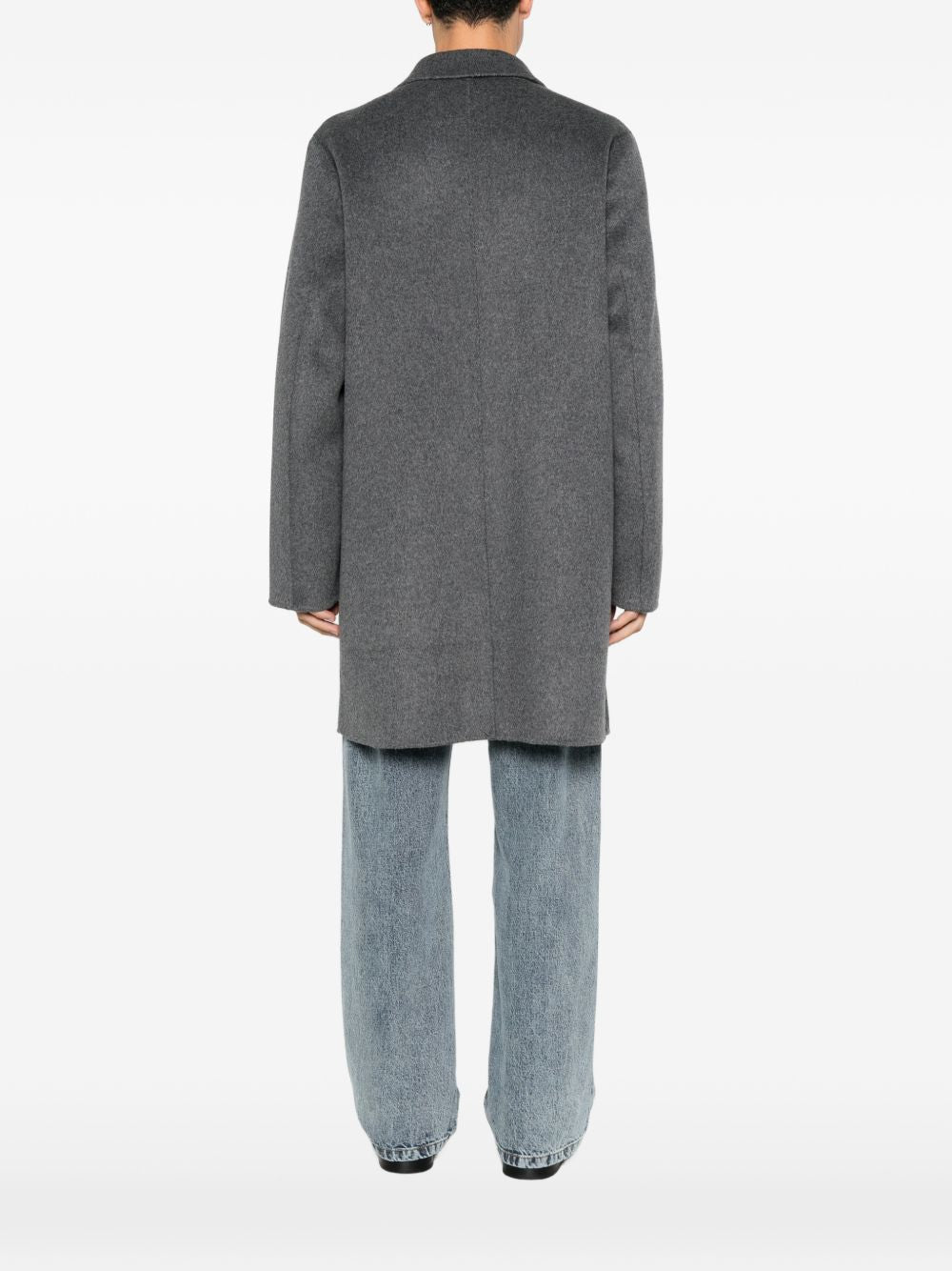 AMARANTO Cappotto in Lana e Cashmere Grigio