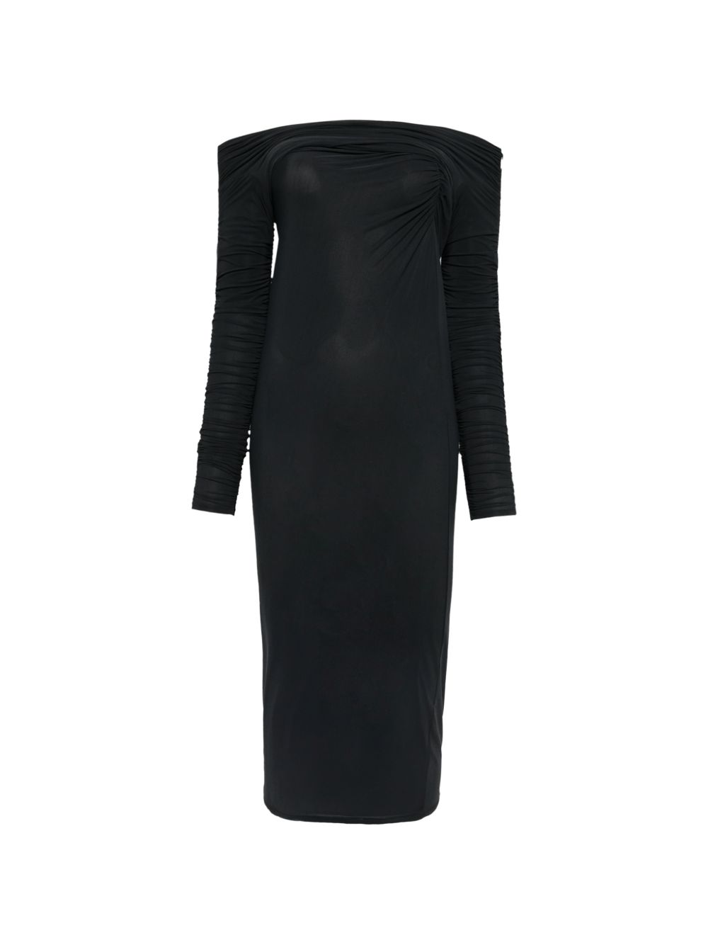 AMAZUIN Abito lungo nero Janis Deep Black