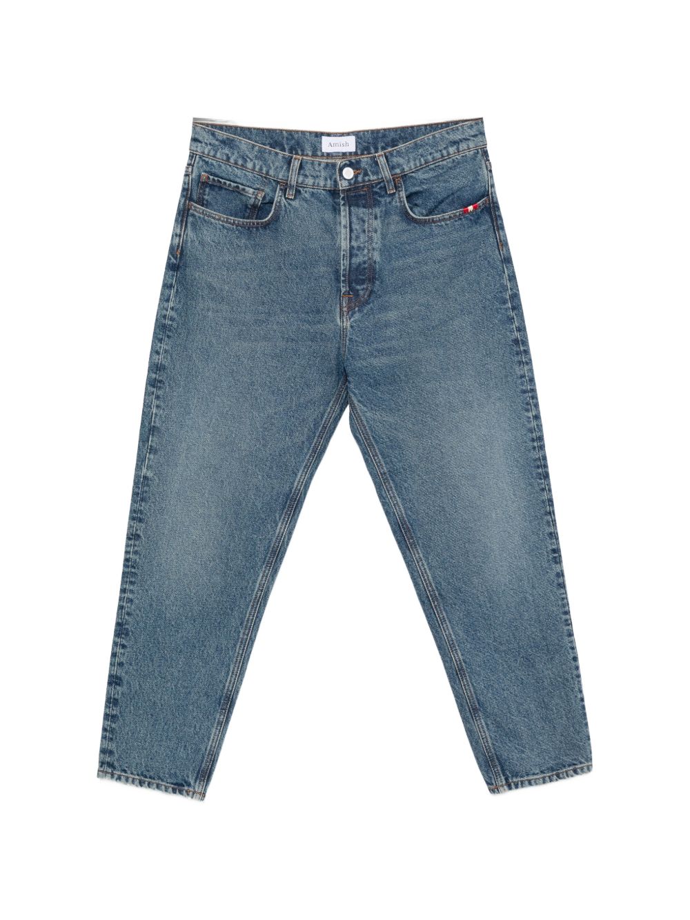 AMISH Jeans Jeremiah in denim di cotone azzurro
