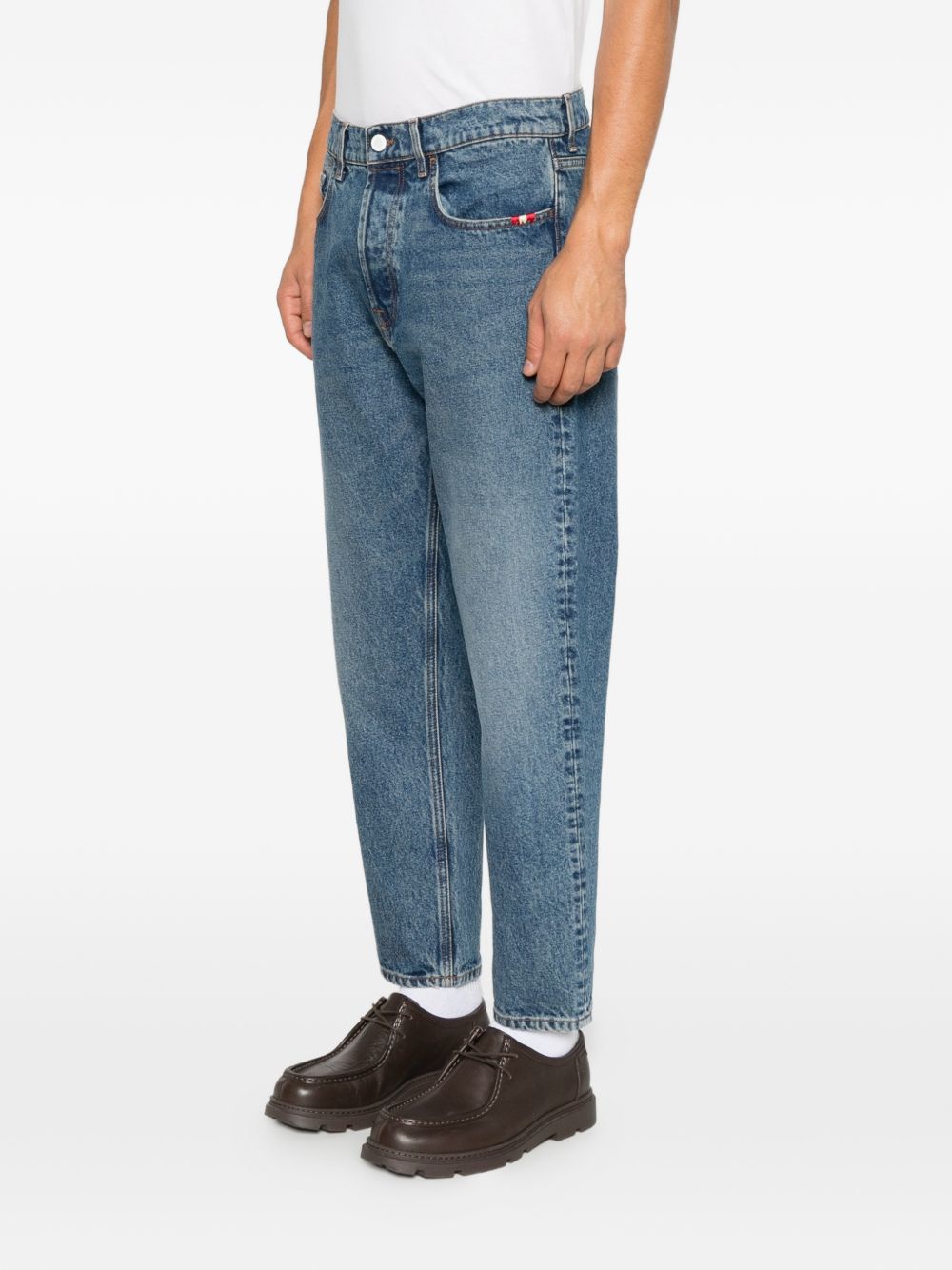 AMISH Jeans Jeremiah in denim di cotone azzurro