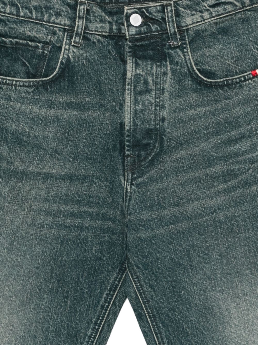 AMISH Jeans lunghi Jeremiah in denim di cotone blu