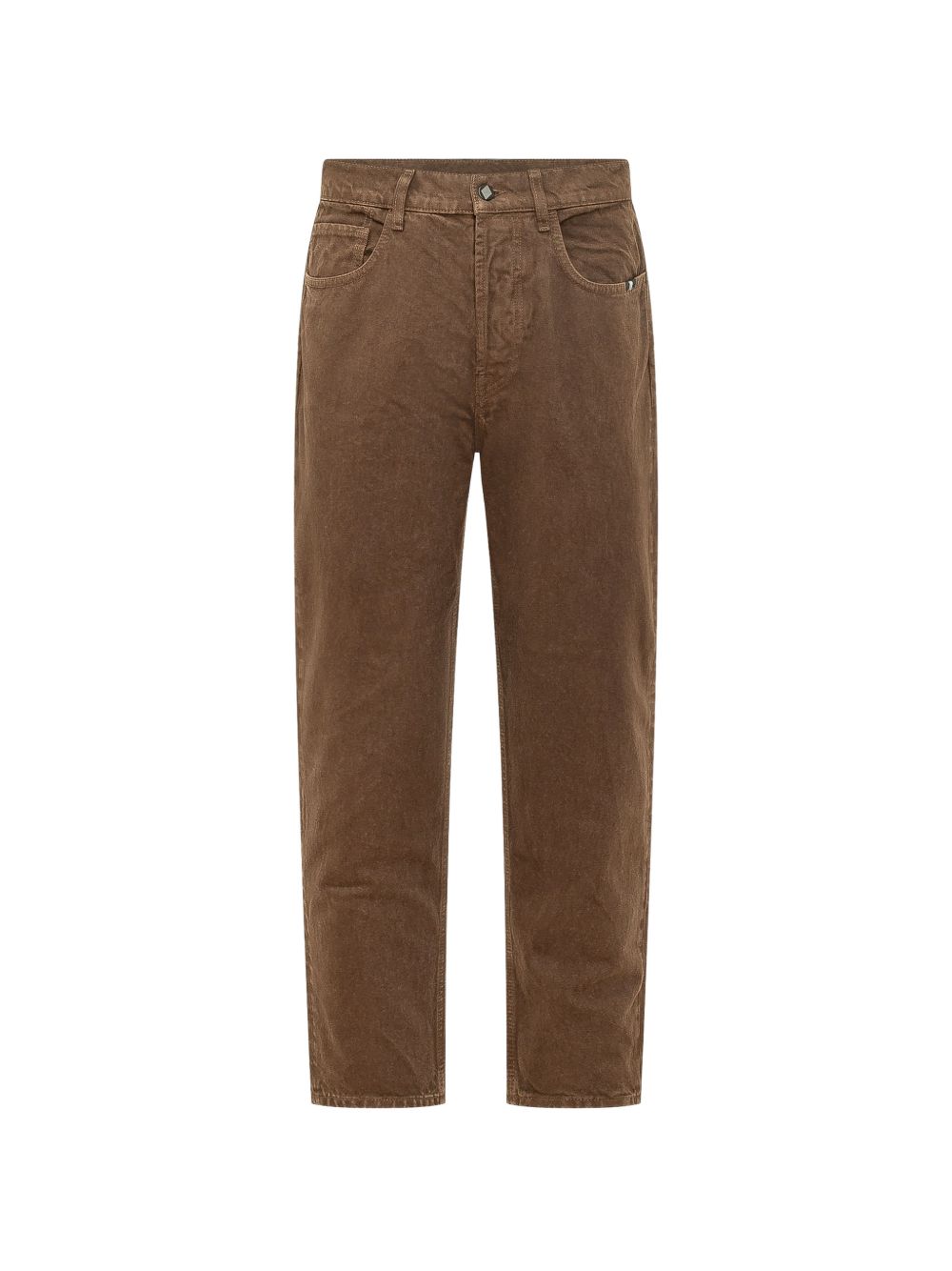 AMISH Jeans in cotone lunghi marroni Jeremiah