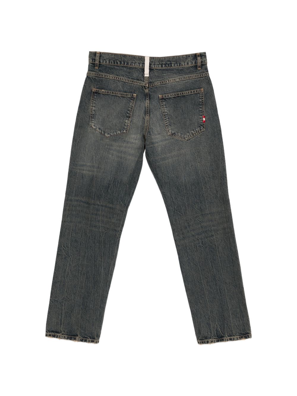 AMISH Jeans James in denim di cotone grigio