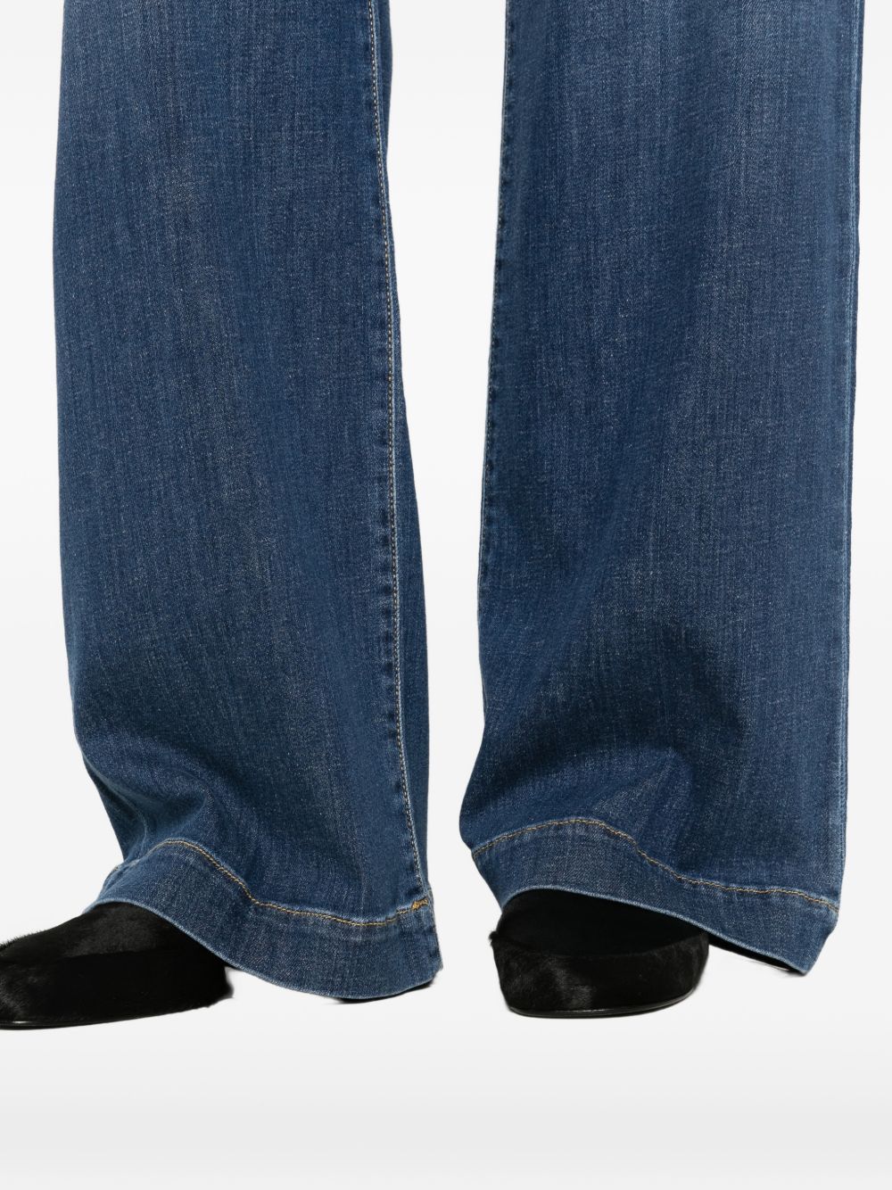 ANTONELLI Jeans Sepik in cotone misto cashmere blu