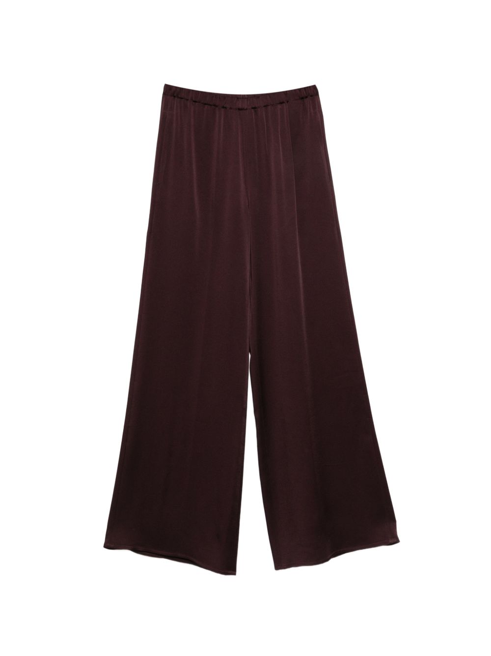 ANTONELLI Pantaloni SHILLET bordeaux wide leg con coulisse