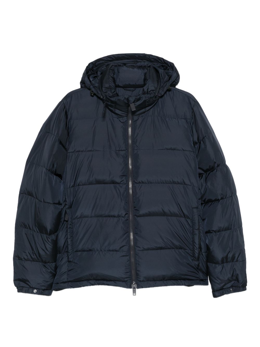 ASPESI Piumino imbottito blu navy in nylon
