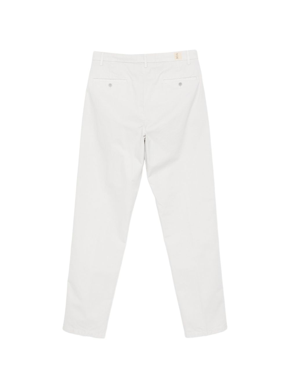 ASPESI Pantaloni sartoriali color perla in cotone