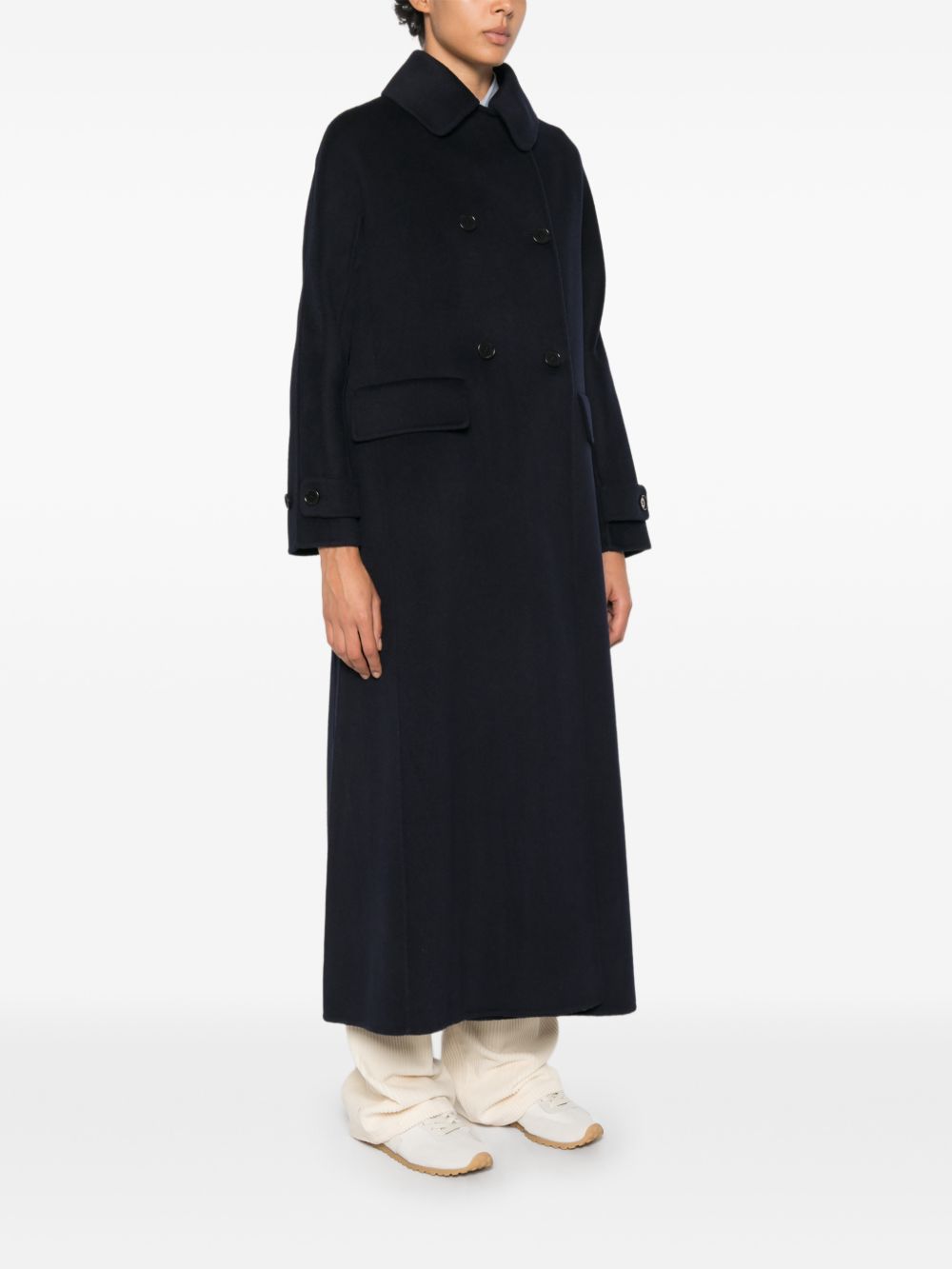 ASPESI Cappotto blu scuro lungo