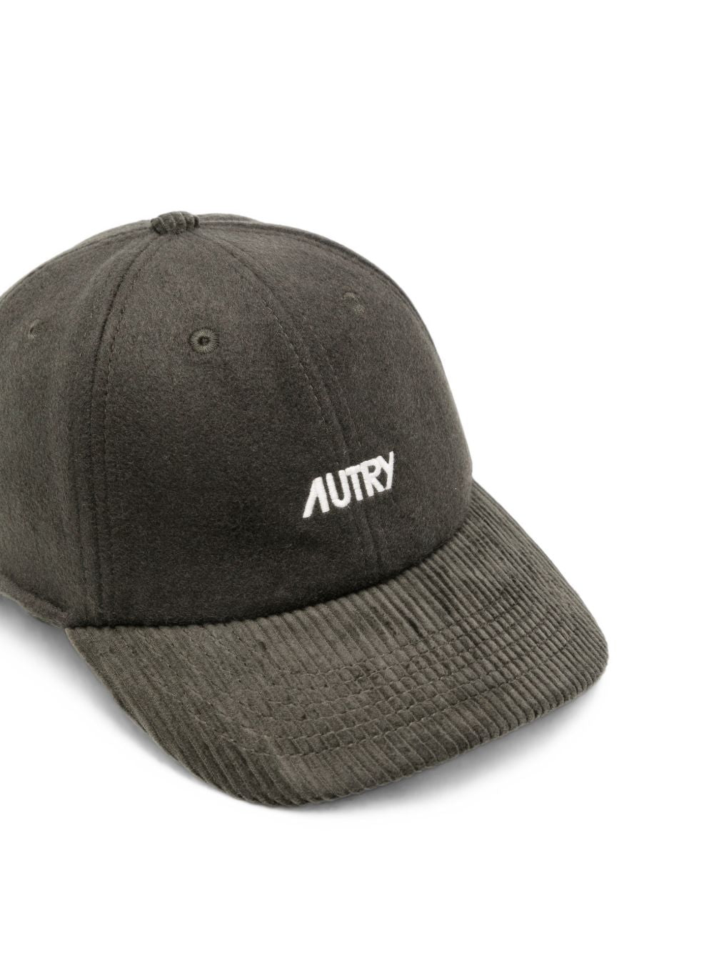 AUTRY Cappello da baseball in velluto a coste grigio scuro