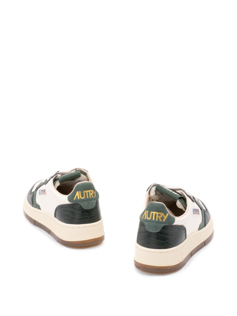 AUTRY Sneakers Medalist con dettagli effetto coccodrillo