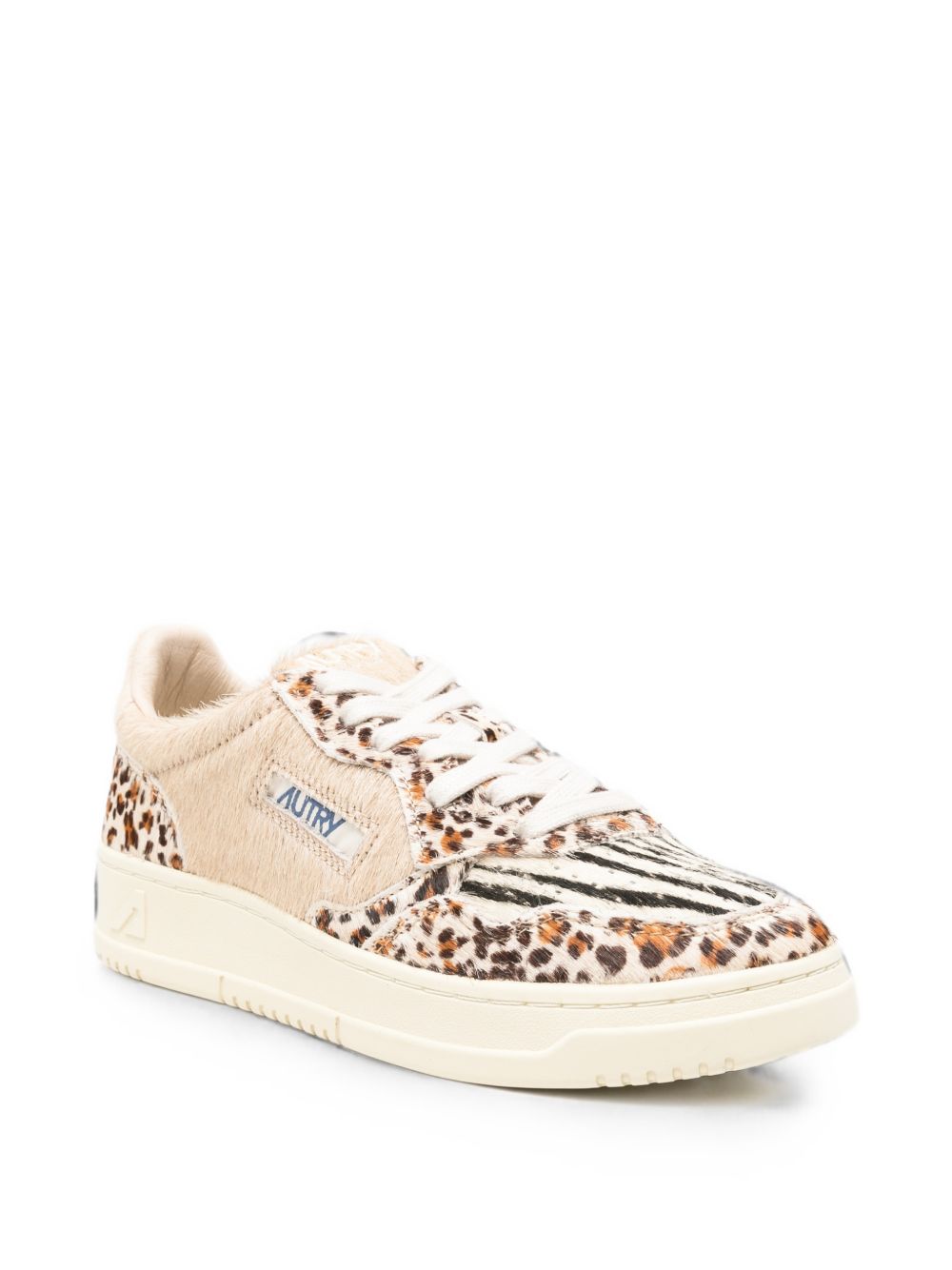 AUTRY Medalist sneaker in pelle con motivo maculato