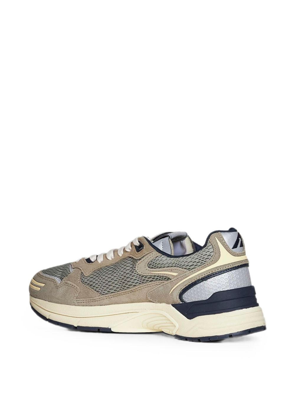 AUTRY Sneakers Hyperway in suede e mesh kaki