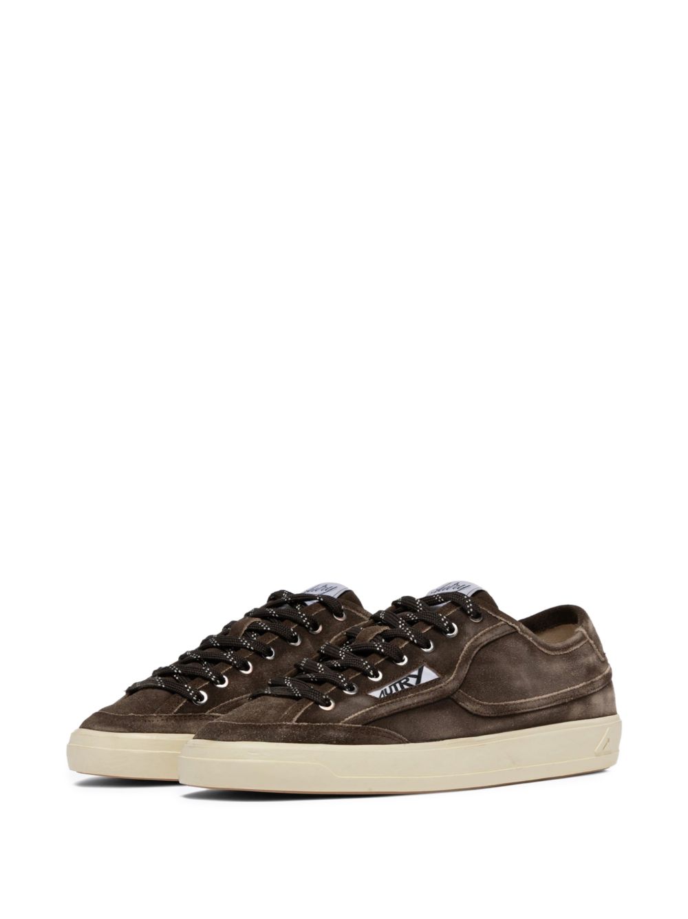 AUTRY Sneakers in pelle marrone Flash Windscape