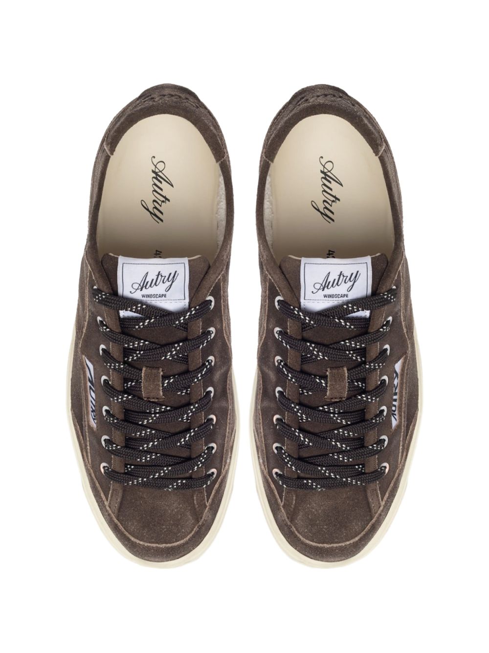 AUTRY Sneakers in pelle marrone Flash Windscape