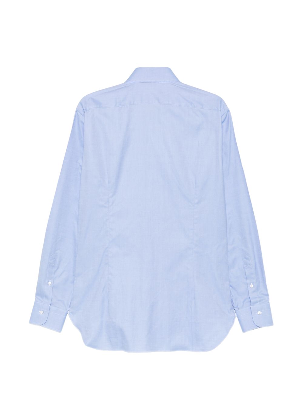 BARBA Camicia azzurra a maniche lunghe in cotone