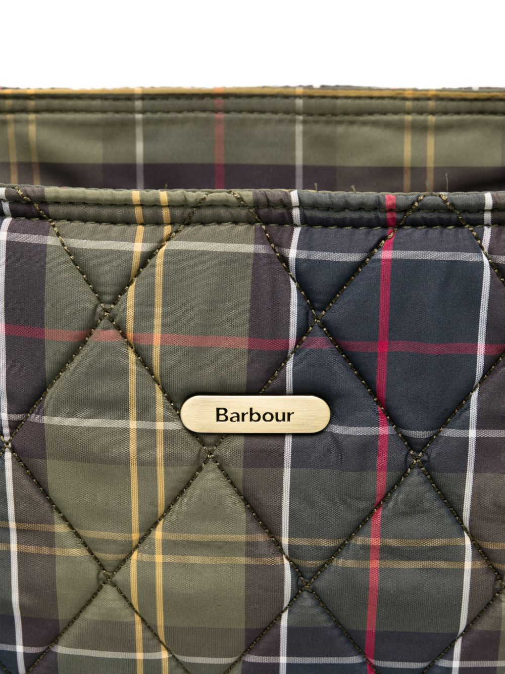 BARBOUR Borsa tote Wetherham trapuntata in tartan