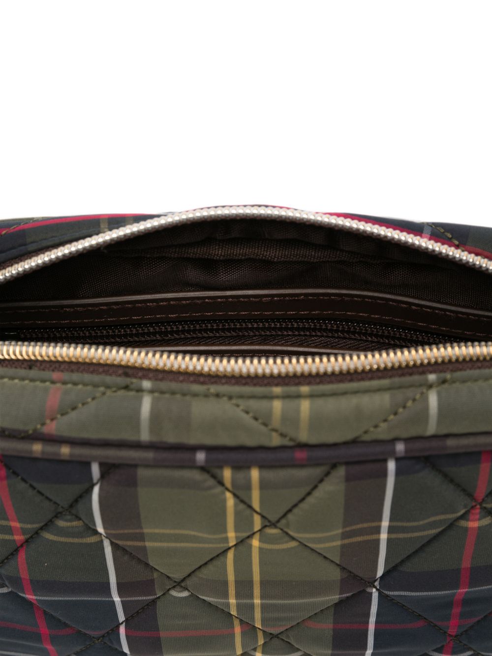 BARBOUR Borsa a tracolla trapuntata in Classic Tartan