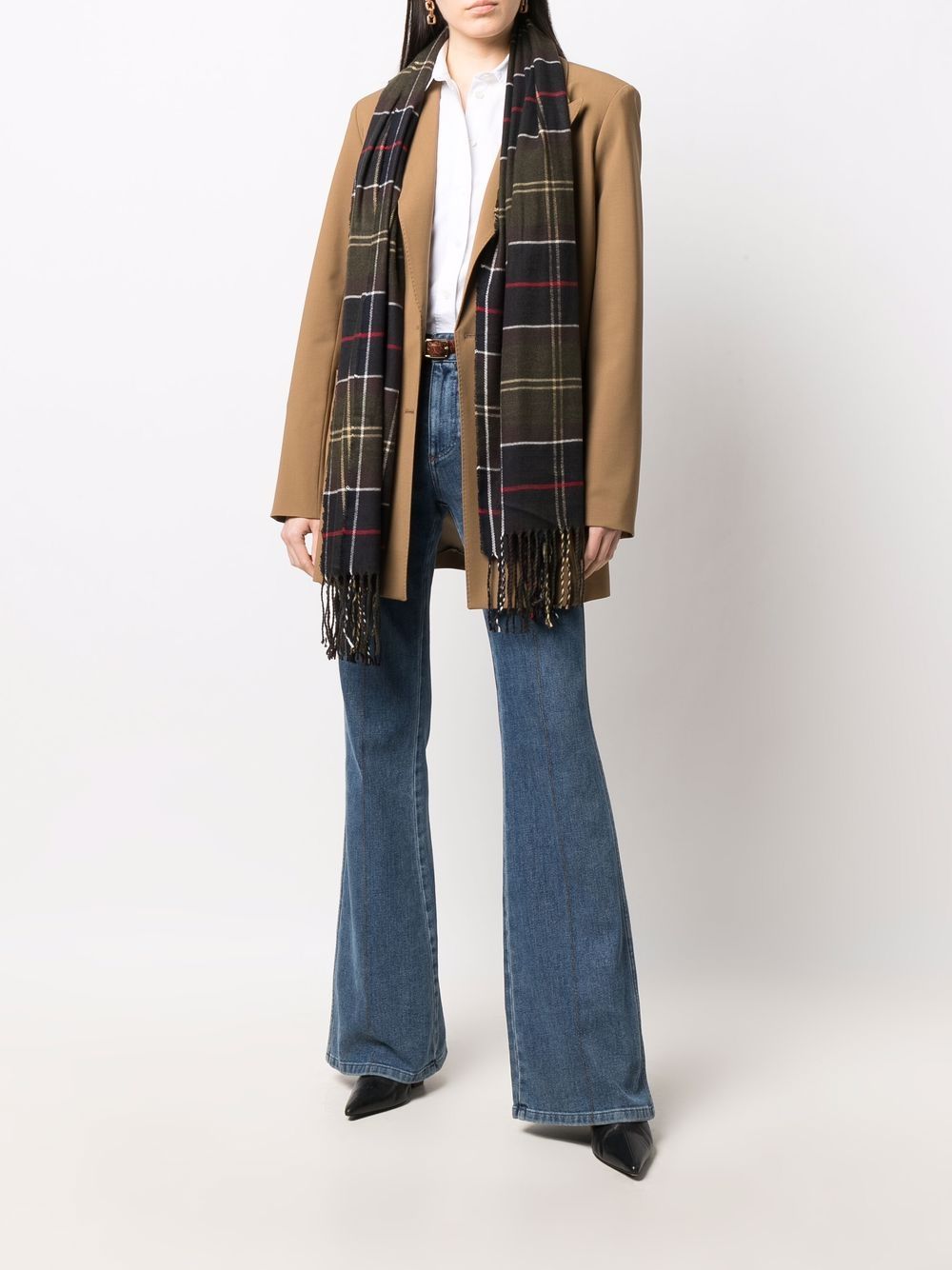 BARBOUR Set regalo berretto Dover e sciarpa Hailes in tartan