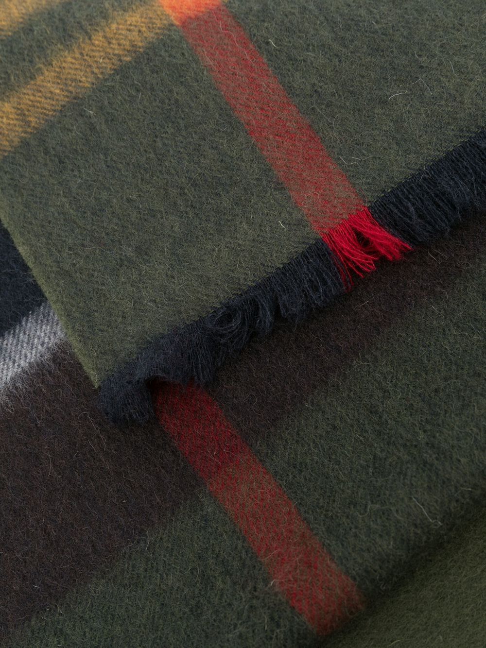 BARBOUR Sciarpa Barbour Rosefield in lana con motivo tartan