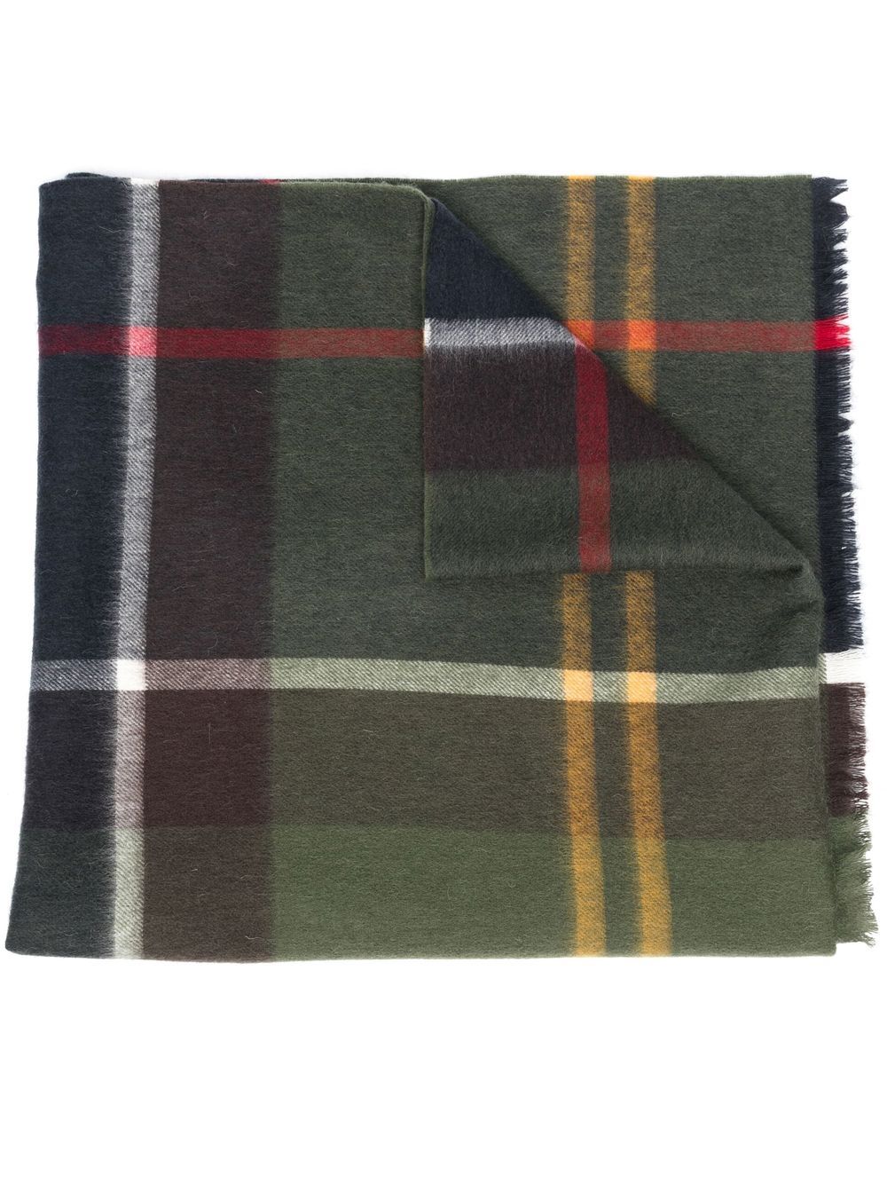 BARBOUR Sciarpa Barbour Rosefield in lana con motivo tartan