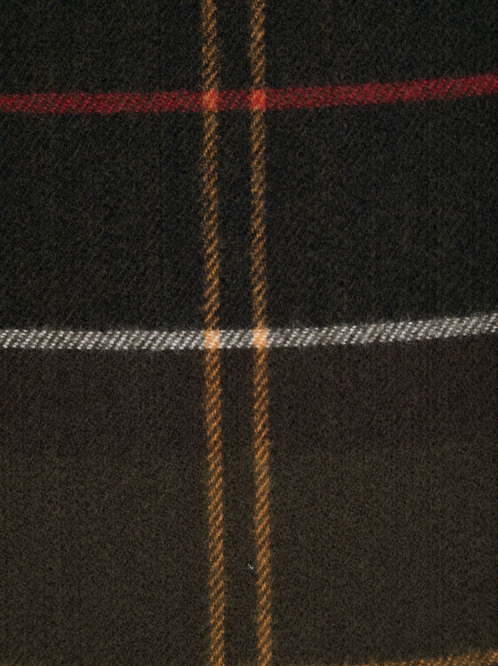 BARBOUR Sciarpa Barbour Stanway Tartan Wrap con motivo tartan e frange