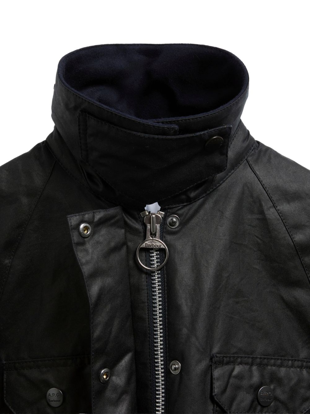 BARBOUR A.P.C. x Barbour Spey Giacca Corta in Cotone Cerato
