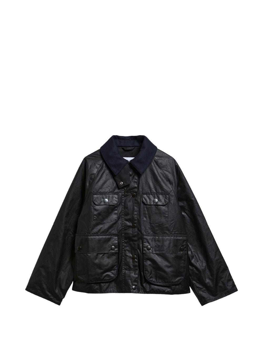 BARBOUR A.P.C. x Barbour Spey Giacca Corta in Cotone Cerato