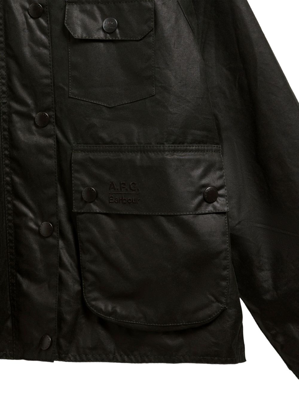 BARBOUR A.P.C. x Barbour Spey Giacca Corta in Cotone Cerato
