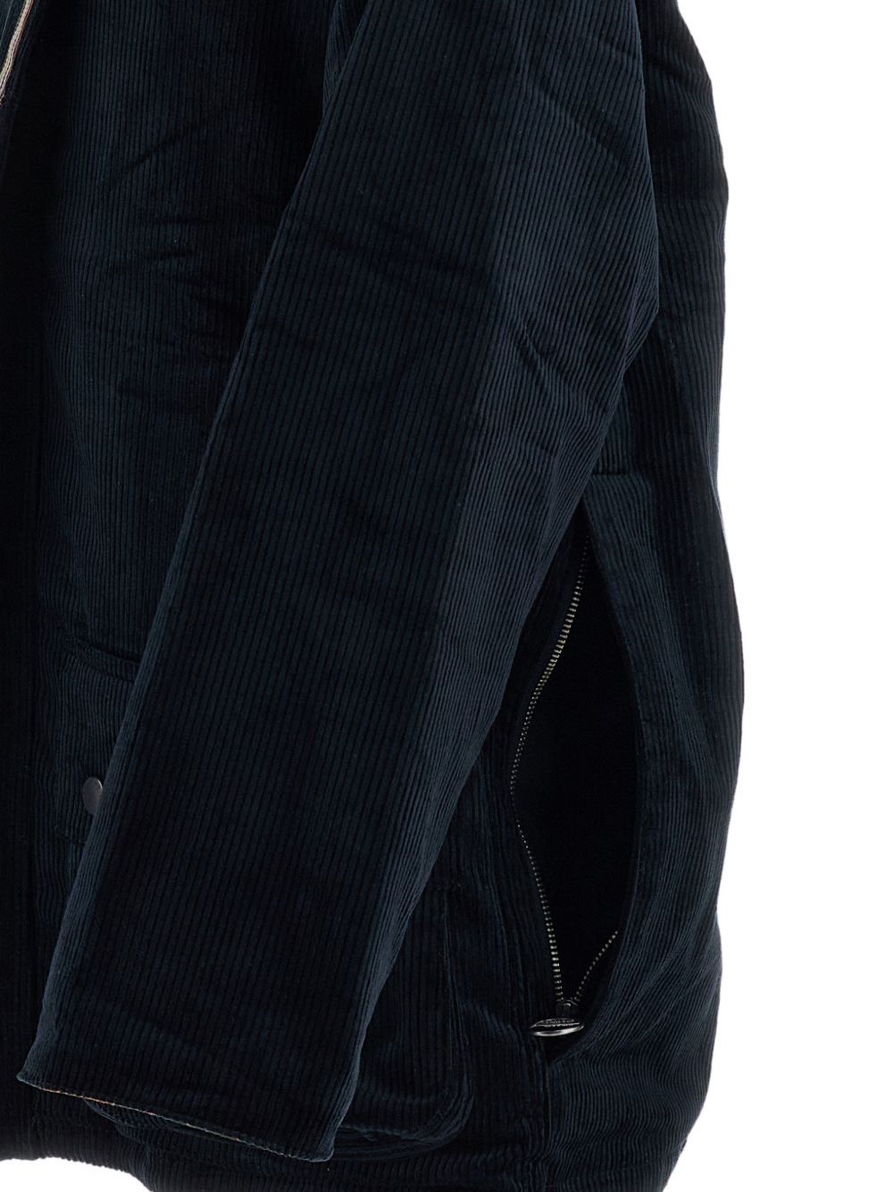 BARBOUR Giacca blu in velluto a coste firmata Barbour x Paul Smith