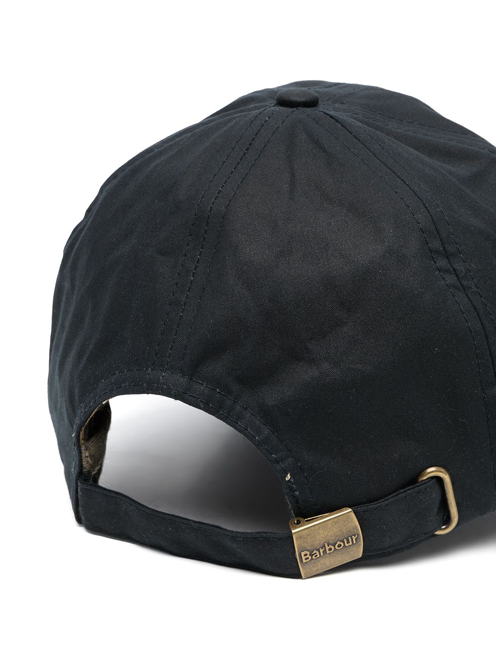BARBOUR Cappellino Barbour in cotone cerato blu navy