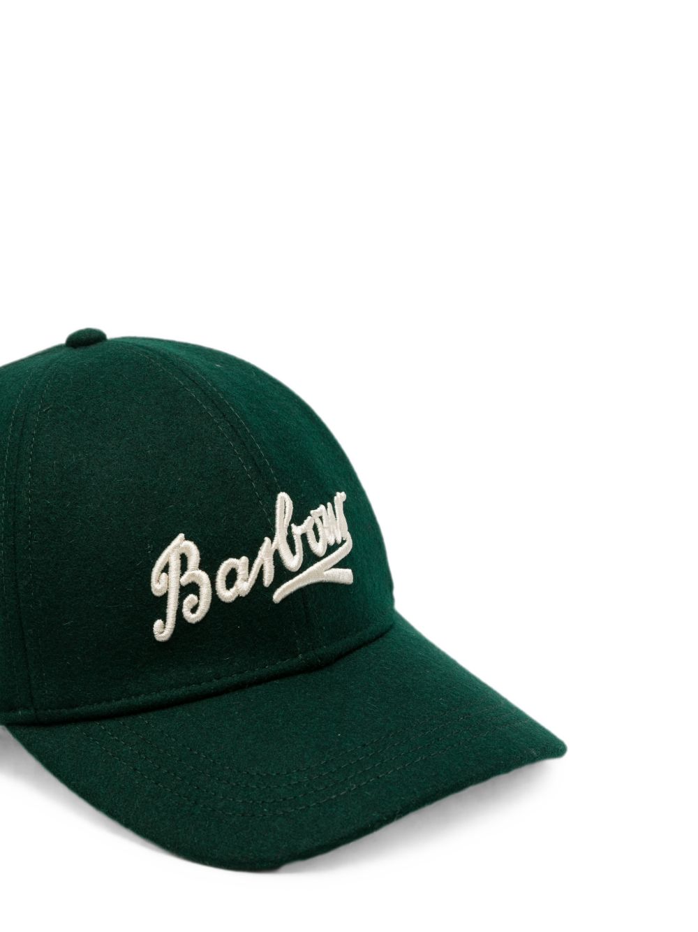 BARBOUR Cappellino Bowery verde in misto lana