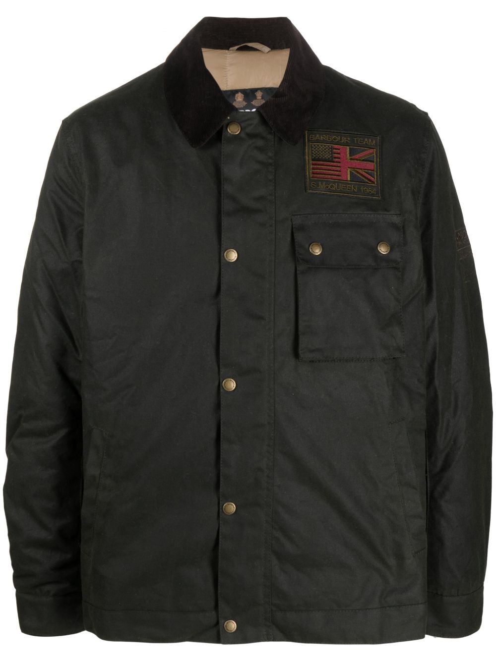 BARBOUR Giacca Workers Wax Steve McQueen in cotone cerato