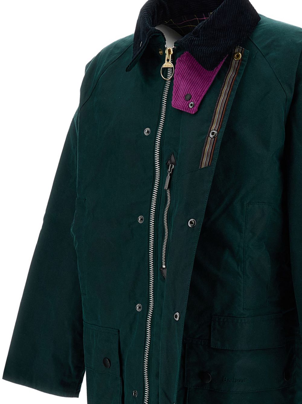BARBOUR Giacca cerata Gamefair verde Bottle Green