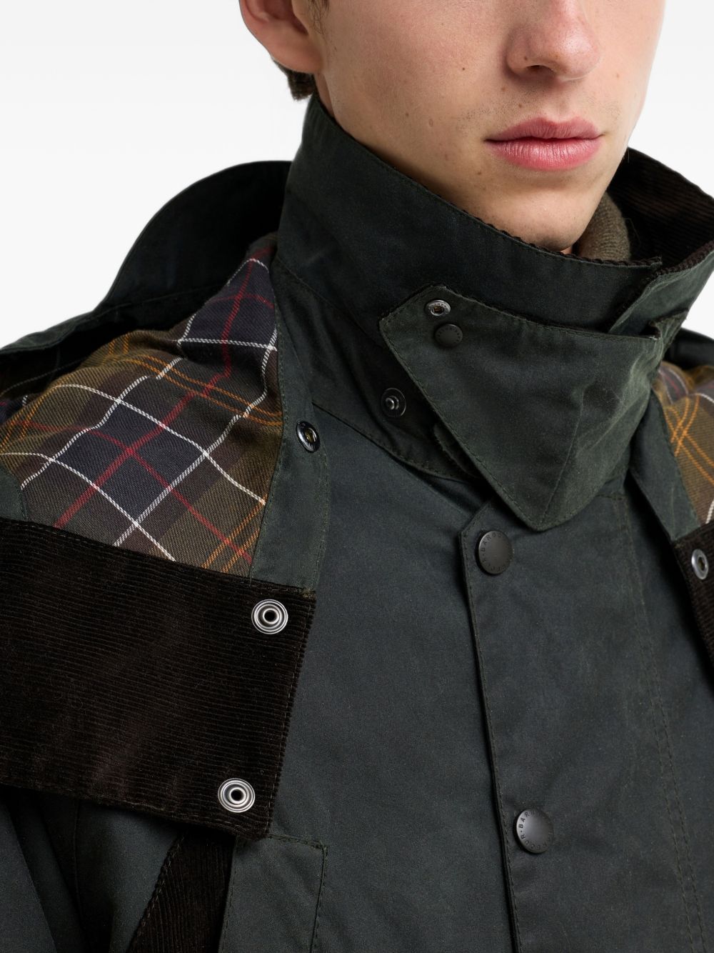 BARBOUR Barbour x Norbit Giacca Lunga Cerata con Cappuccio
