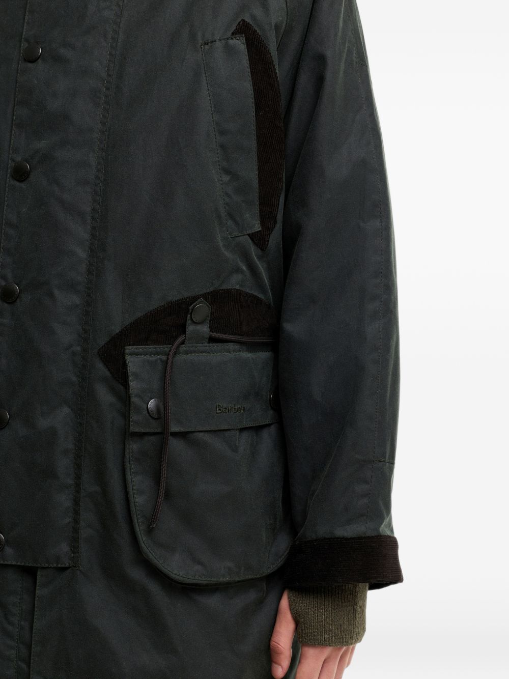 BARBOUR Barbour x Norbit Giacca Lunga Cerata con Cappuccio