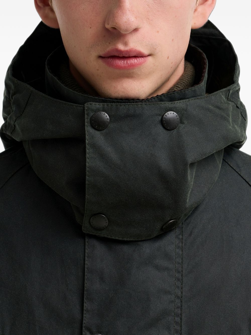 BARBOUR Barbour x Norbit Giacca Lunga Cerata con Cappuccio