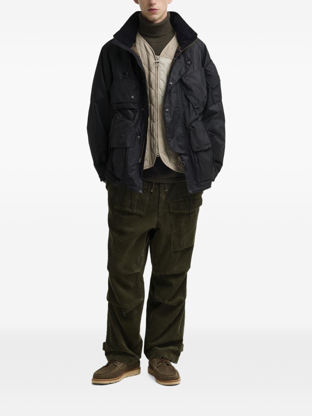 BARBOUR Barbour x Norbit Giacca Cerata in Ripstop Multitasche
