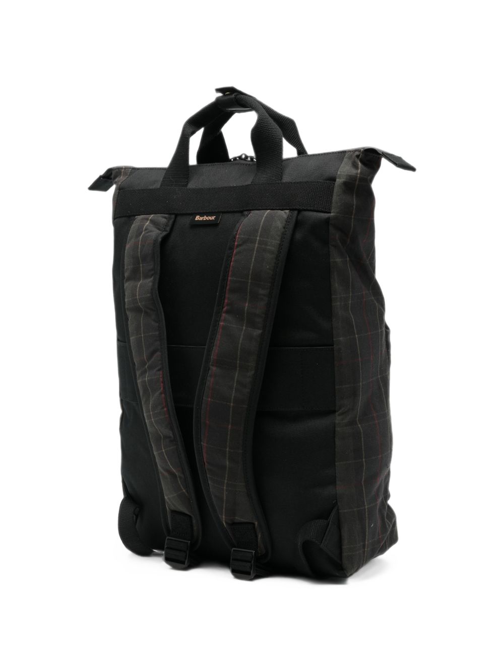 BARBOUR Borsa tote in cotone cerato oliva