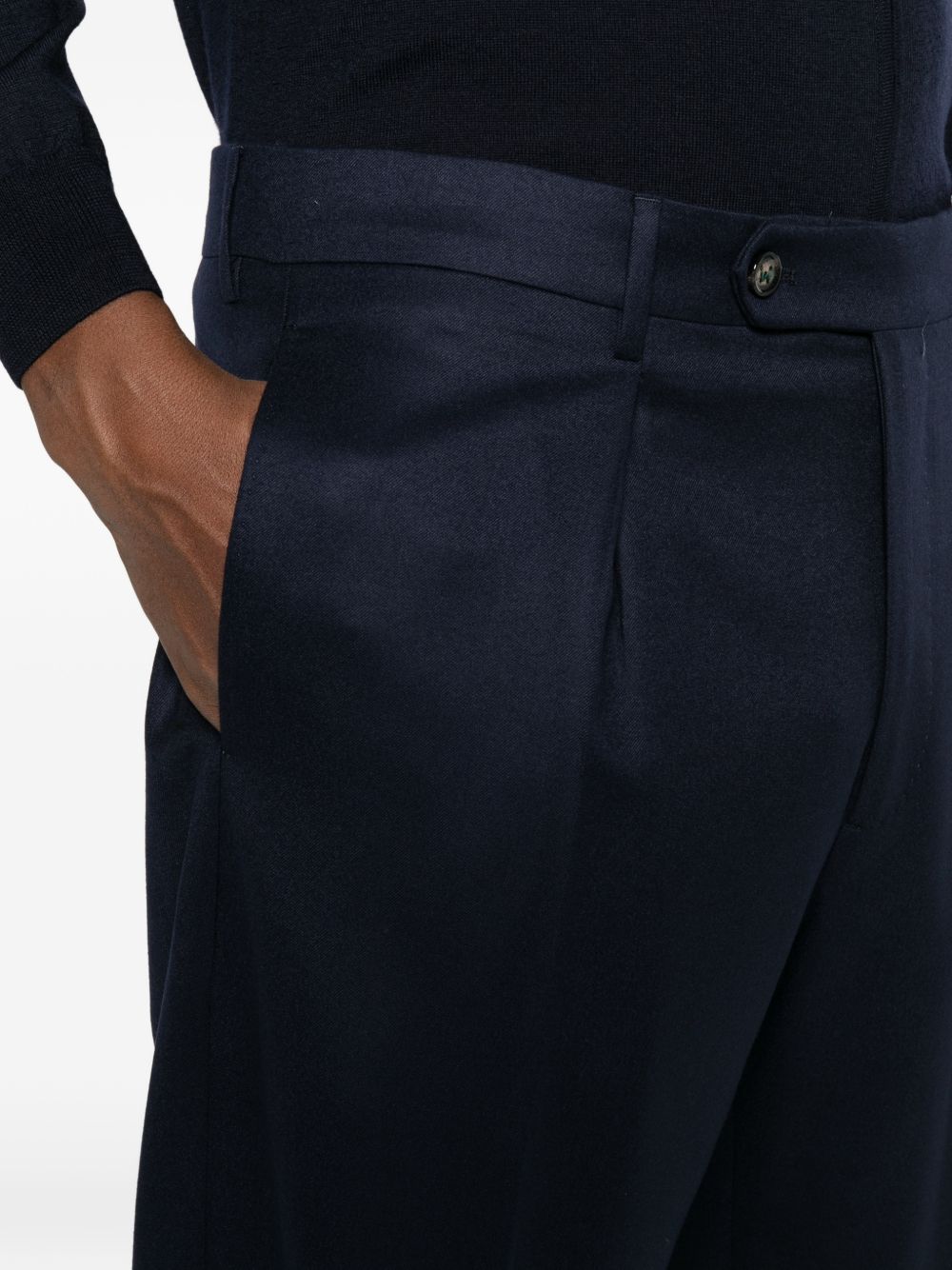 BERWICH Pantaloni blu in cotone elasticizzato blu