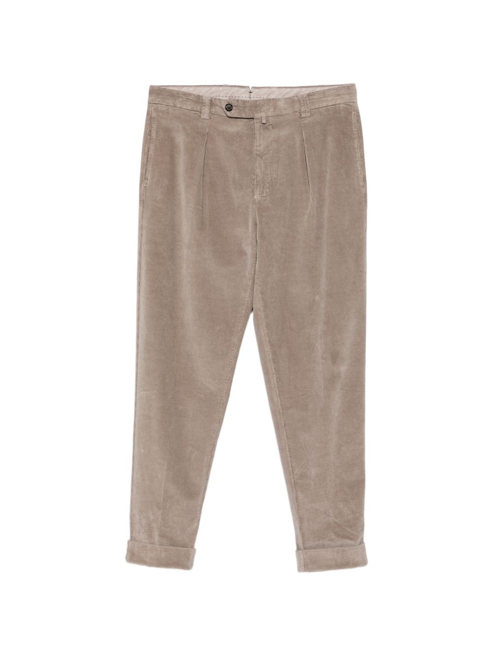 BERWICH Pantaloni beige a costine in velluto