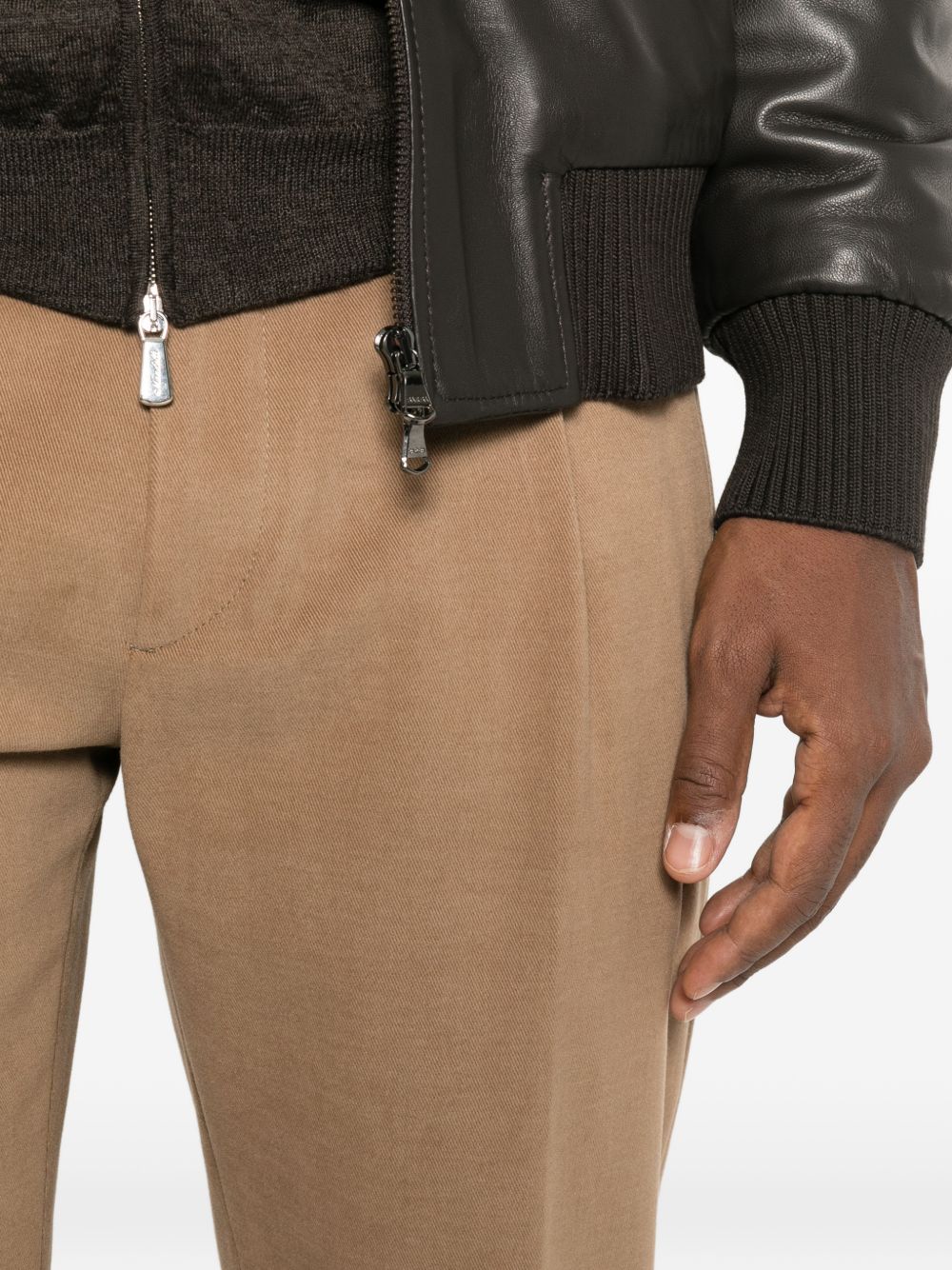 BERWICH Pantaloni Retrolong color cammello